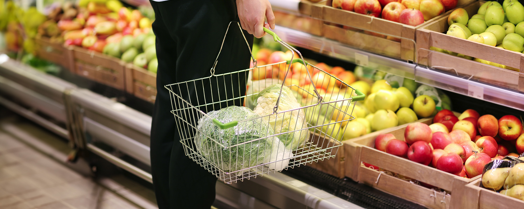 buying vegetables at the market