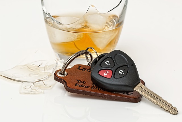 alcohol and keys