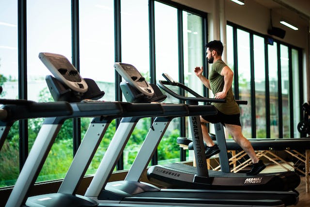 man at gym