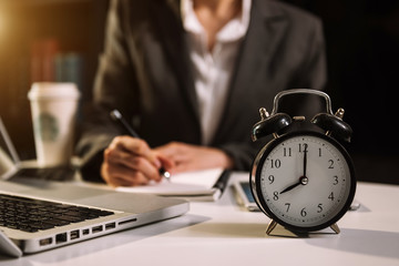 lawyer and clock
