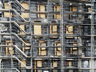 run down building