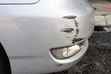 car with minor scrape