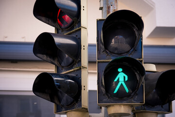 traffic signals in intersection