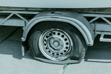 tire blowout